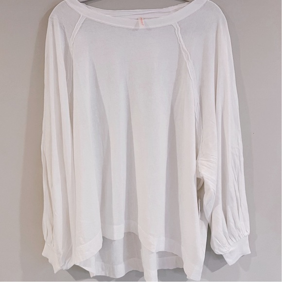 Free People Tops - Free People Movement She's Everything Solid Long Sleeve in White Size XS